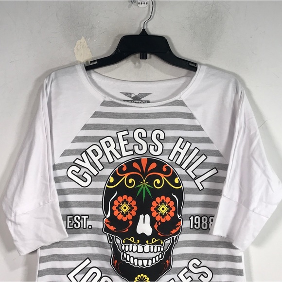 Control Industry Cypress Hill Day of the Dead Raglan Tee, Women's Size XL -Multi - Picture 5 of 10